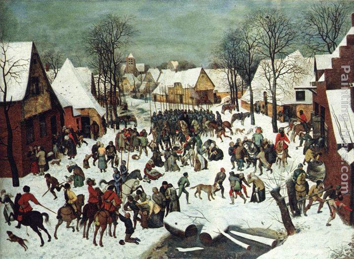 Pieter the Elder Bruegel The Slaughter of the Innocents